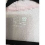 Time & Tru Women's Oversized Zip-Up Hoodie Light Pink Size 22 Casual Photo 3