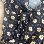 Modcloth Exchanging Introductions Navy Floral Short Sleeve Maxi Dress Small Photo 5