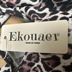 Ekouaer  high halter neck backless swim suit Photo 5