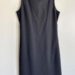 Theory  Risbana New Stretch Wool Sheath Dress Black size 6 Photo 5