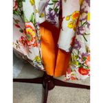 maxi dress floral flower power boho orange purple Photo 6