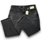 a.n.a NEW  Womens High Rise Straight Jeans Black Dark Rinse Denim Plus Size 18W Photo 2