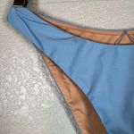 J. Crew Womens Bikini Bottom Small Baby Blue Curved High Waist Cheeky Swim Beach Photo 1