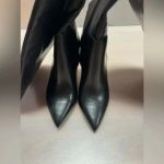 Schutz  Mikki The Knee High Leather Boot Zip Black Size 5B Photo 6