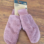 The North Face Unisex Ridge Fleece Mitts in Wild Ginger Size Large Photo 0
