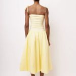 ZARA Drop waist yellow Dress Photo 2