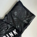 PINK - Victoria's Secret Victorias Secret Pink • Grey Black Mesh Ultimate Leggings Photo 5