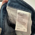 KanCan Skinny Dark Wash Distressed Raw Hem Jeans Blue Size 28 Photo 4