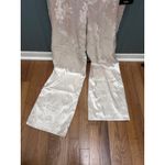 Lulus  Satin Floral Wide Leg Jumpsuit Formal Evening Party size small Photo 4