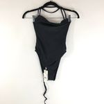 Good American  Barely There One-Piece Swimsuit Strappy Stretch Black 1 US S Photo 2