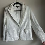 Shop Priceless Dazzling White Sequin Blazer Photo 0