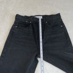 Frank & Eileen Monaghan High Waist Raw Hem Crop Jeans Black Size 27 NWOT Photo 4