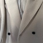 ASOS Pea Coat In Cream Photo 3