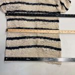 Pink Rose  Women’s Cardigan Sweater Shrug Cream & Black Size Large‎ Photo 8