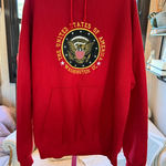 Red Washington DC Hoodie size Large Photo 0
