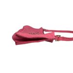 Faded Glory  Pink leather side studded small Shoulder Bag with Butterfly Y2K Photo 3