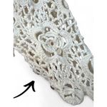 Vintage 90's | M | Cardigan Sweater Crochet Knit Lace Cream Womens 1990's Size M Photo 1