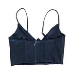 White Fox Boutique  - Acacia Bustier Crop Top in Black Photo 2