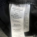 Good American  Black Denim Flare Jeans EUC Photo 2