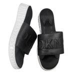 DKNY Black White Comfort Slide Sandal 9.5 Photo 0