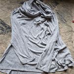 Carol Rose  Light Gray Cowl Neck Sweater Photo 0