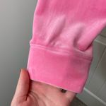 Juicy Couture NWOT women’s pink velour hooded zip jeweled bedazzled sweatshirt Photo 1