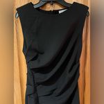 Lush Clothing Lush Black Side Ruched Sleeveless Bodycon Cocktail‎ Party Mini Dress Size Small Photo 3