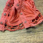 Free People  in Dreamland Crochet Knit Dress Coral Size 0 Boho Hippie Artsy Flowy Photo 10