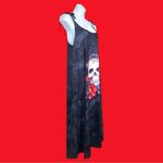 Awesome Halloween dress!! Maxi blue with skull design! New Black Size undefined Photo 3