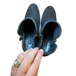 Paul Green NWT‎  Women 6 Malibu Sliced Zip Bootie Black Leather Suede Heels Photo 6