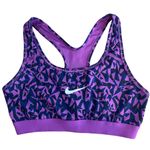 Nike  Dri-Fit Sports Bra Size Small Patterned Activewear Photo 0