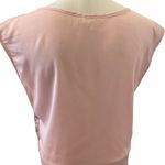 One Clothing  Pink Silver sequins tank top Sz S Photo 4