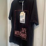 Love moschino Black Short Sleeved Tee, A73 Photo 3