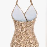 Grace Karin 🐅 Women's Halter Tummy Control Swimsuit Leopard-2XL Photo 3