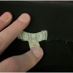 OLO Black Mini Skirt Womens Medium Pencil Stretch Pull On Elastic Waist Short Photo 2