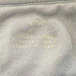 Aerie  Fleece Of Mind Women’s Large Sunset‎ Blue Cropped Polo Sweatshirt Photo 8