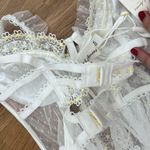 For Love & Lemons NWT FL&L 3D daisy bustier Photo 8