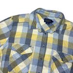 Pendleton Plaid Elbow Patch 100% Cotton Shirt Fall Winter Layering Photo 1