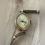 Wittnauer Rare Vintage Mechanical Ladies Watch Gold Filled Bracelet Gold Dial Photo 3