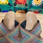 Skechers Luxe Foam Multi Color Strap Wedge Size 10 Photo 4