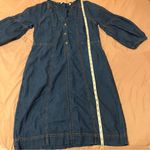 Soft Surroundings Denim Julieta Chambray Mini Dress Photo 5