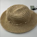 H&M  Natural Straw Hat with Shell Detail Photo 11