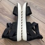 Eileen Fisher Kash Tumbled Nubuck Leather Sneaker Sandal Black Women's Size 8M Photo 1