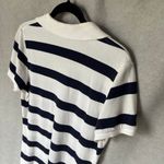Ralph Lauren Vintage  Pony Stitch Skinny Polo Rugby Dress Striped size L Preppy Photo 2