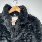Lapis NWT Black Faux Fur Jacket Size Large Photo 2