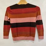 Market & Spruce Striped Knit Sweater XL Cotton Blend Crew Neck‎ Pullover Red Photo 3