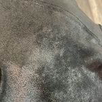 Spanx shiny black faux leather look leggings small Photo 6