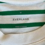 Everlane Green and White Striped Tee shirt dress. Size Medium Photo 7