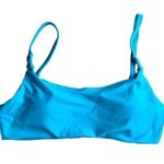 ANDIE NWT  Swim The Riviera Bikini Top Adjust Straps Removable Cup M Coastal Blue Photo 10