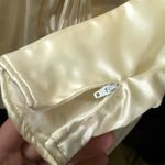 1930s beaded ivory satin wedding dress Yellow Size XS Photo 9